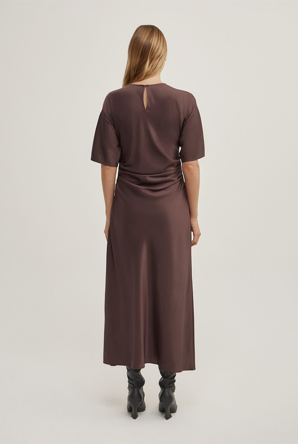 Tuck Waist Dress