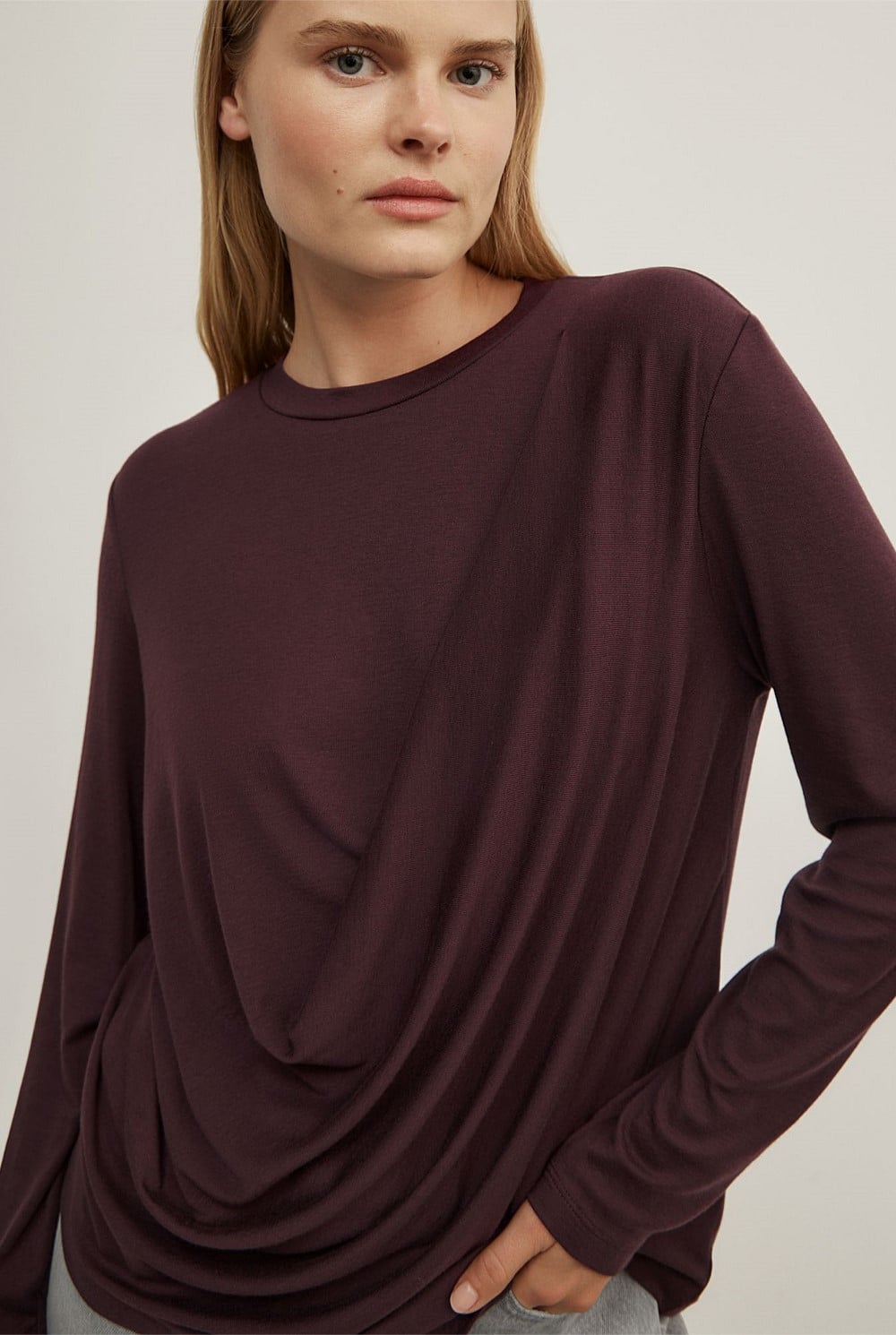 Relaxed Draped Top