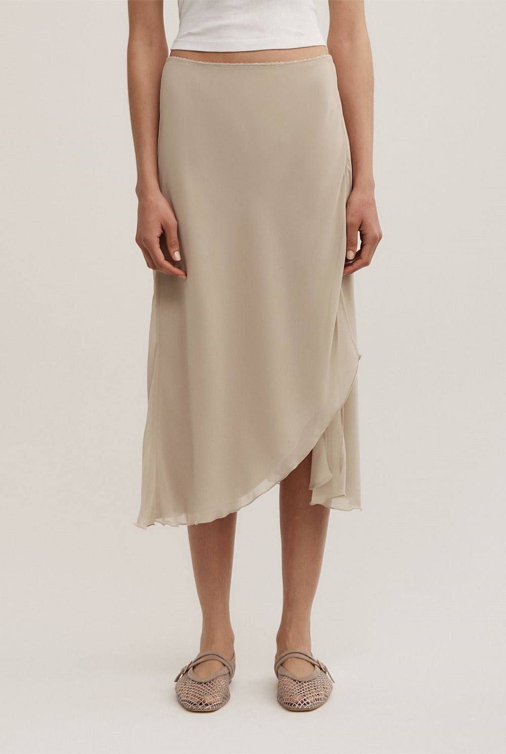 Asymmetric Soft Skirt