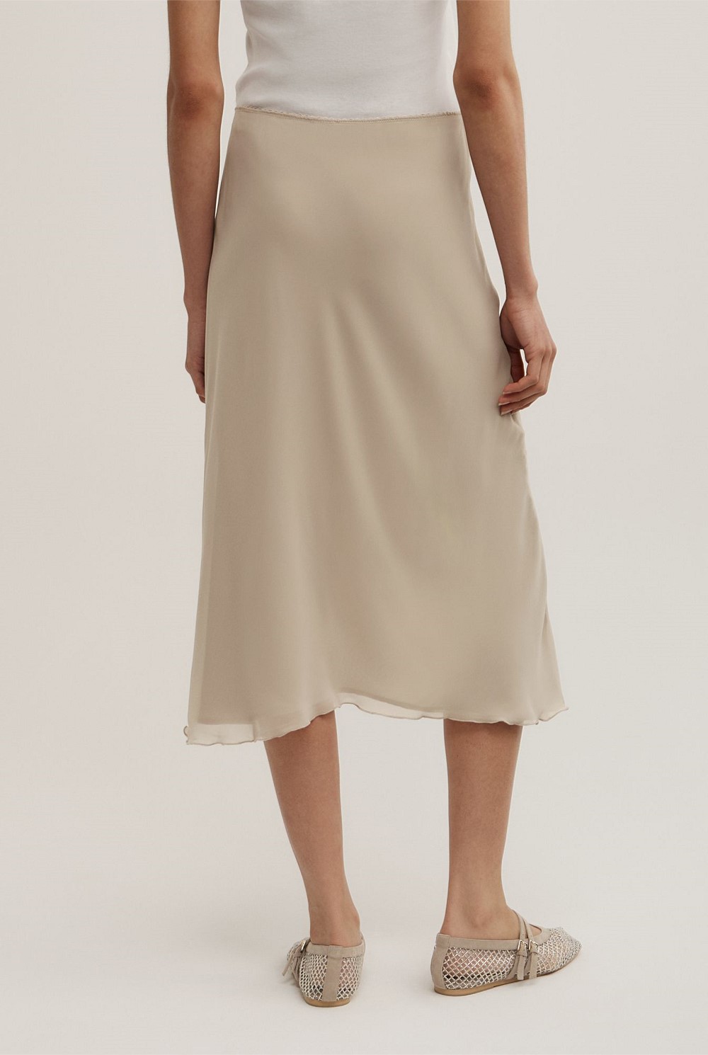Asymmetric Soft Skirt