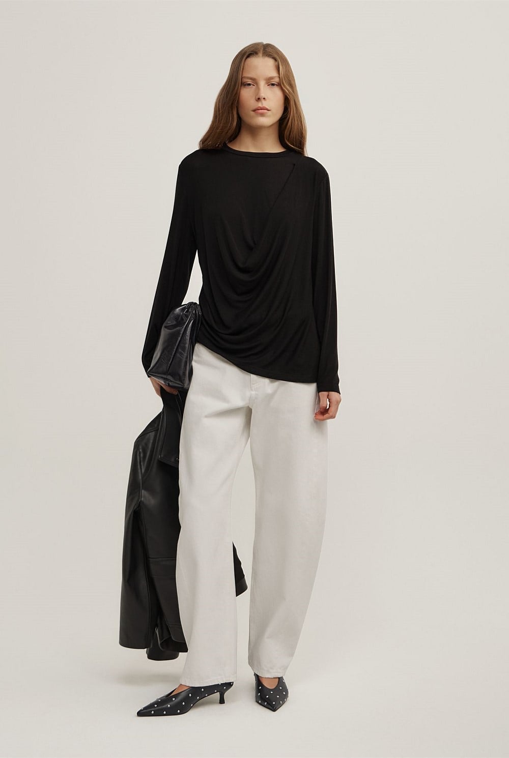 Relaxed Draped Top