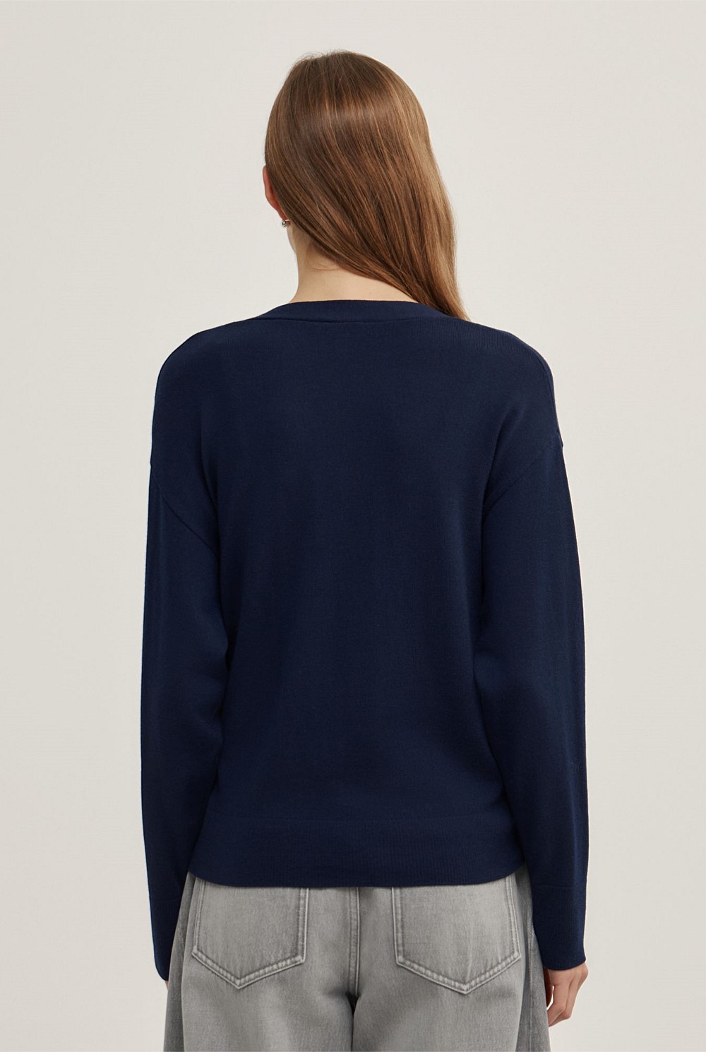 Asymmetric Wrap Knit Cardi