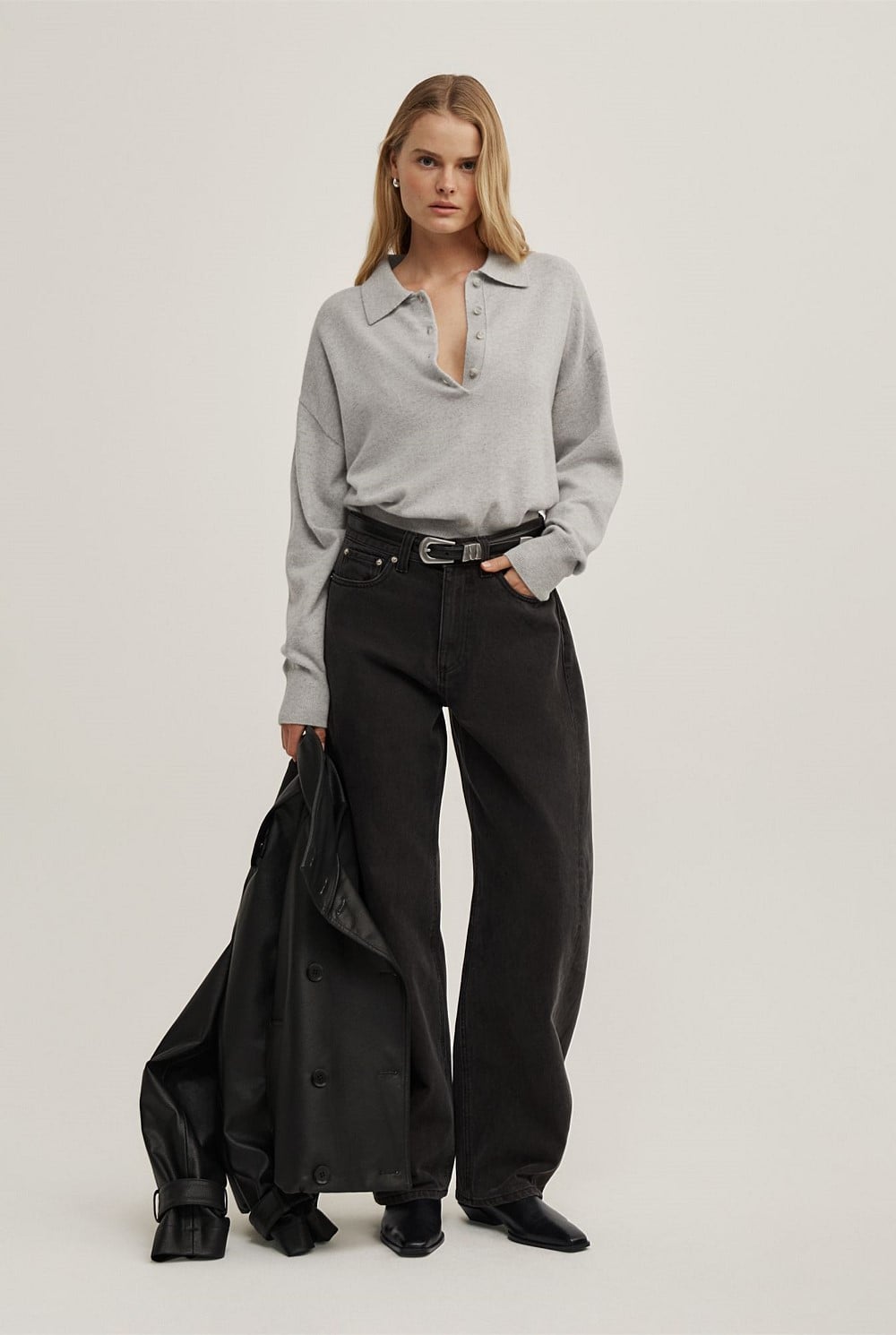 Collared Knit Polo