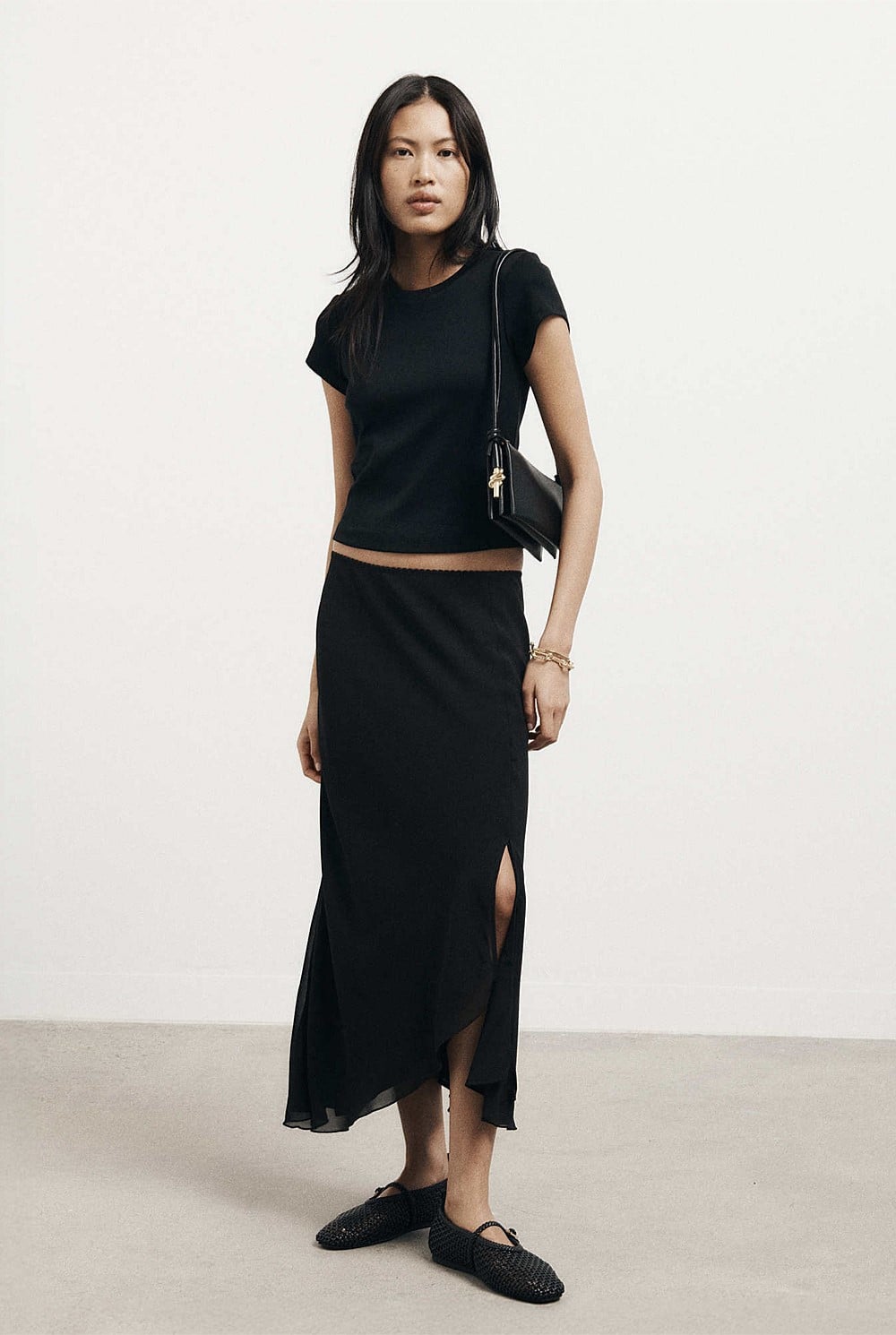 Asymmetric Soft Skirt