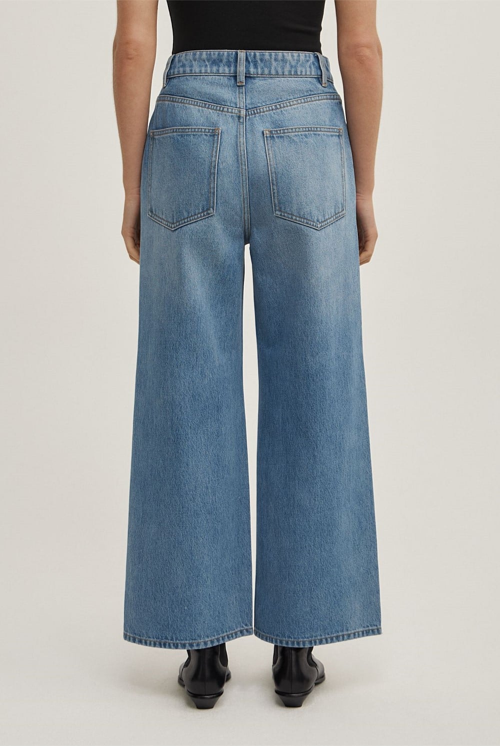 Wide Leg Crop Jeans