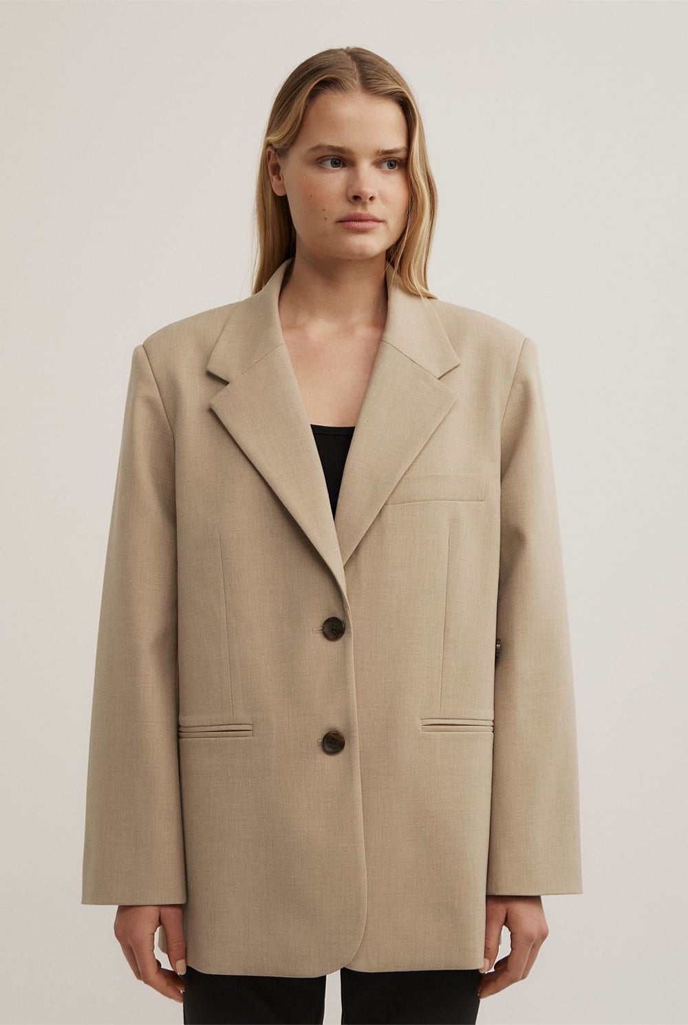 Wrap Front Blazer