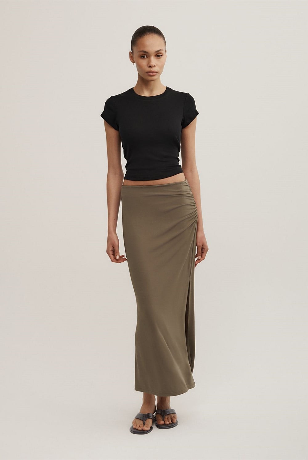 Side Gather Skirt