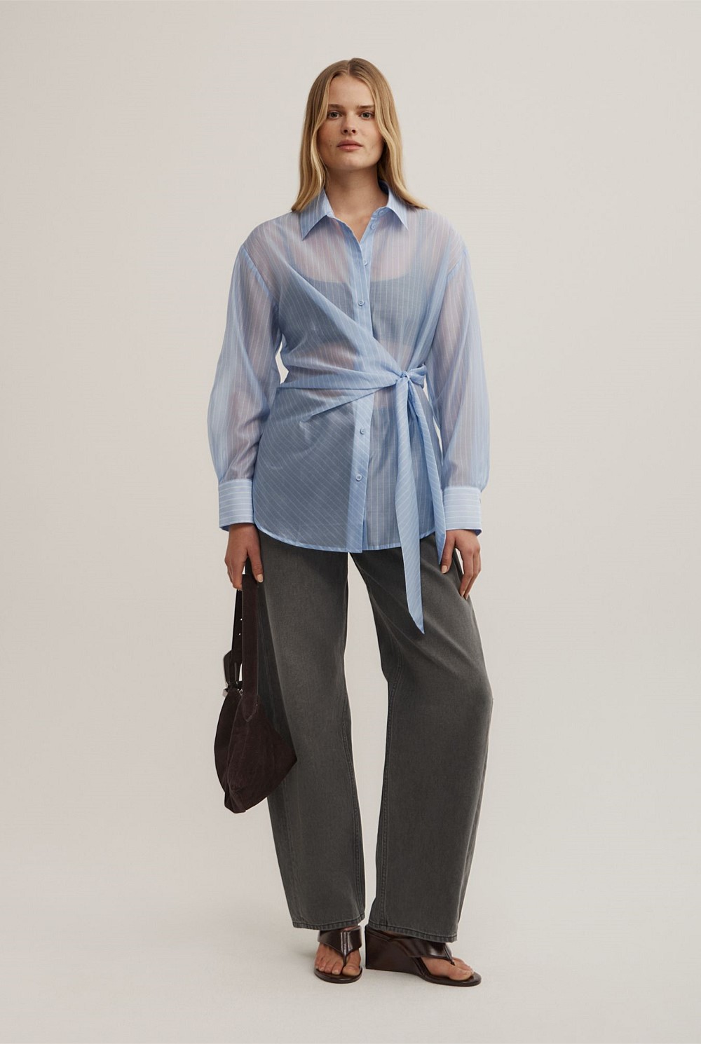 Button Tie Up Shirt