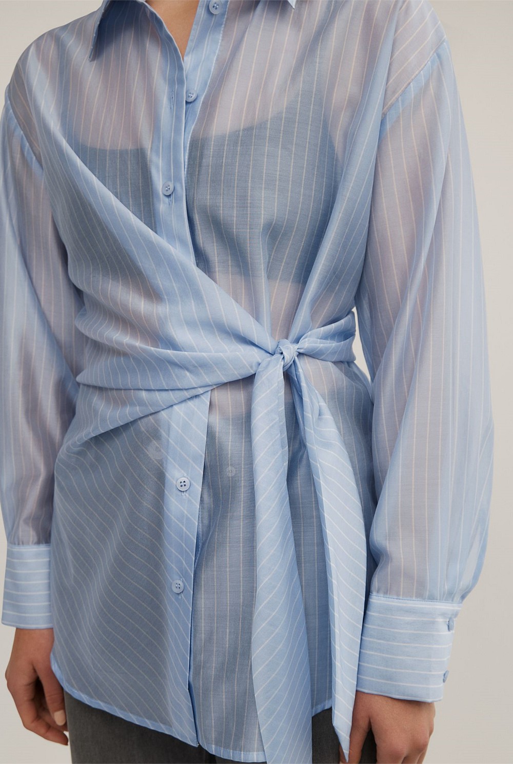 Button Tie Up Shirt