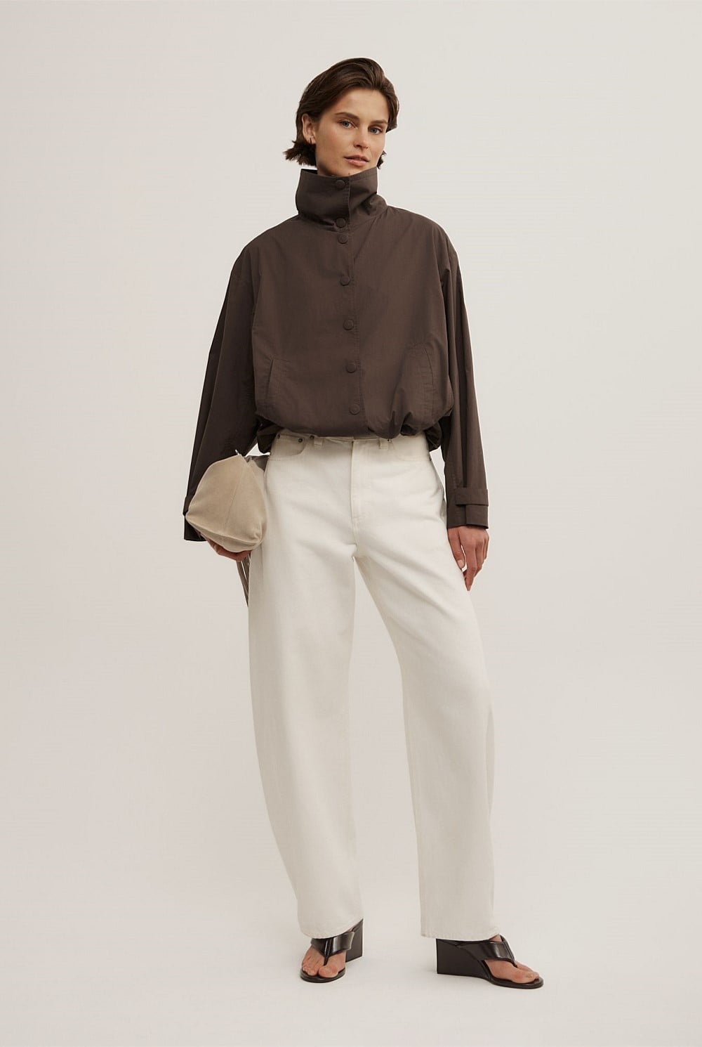 Poplin Funnel Jacket