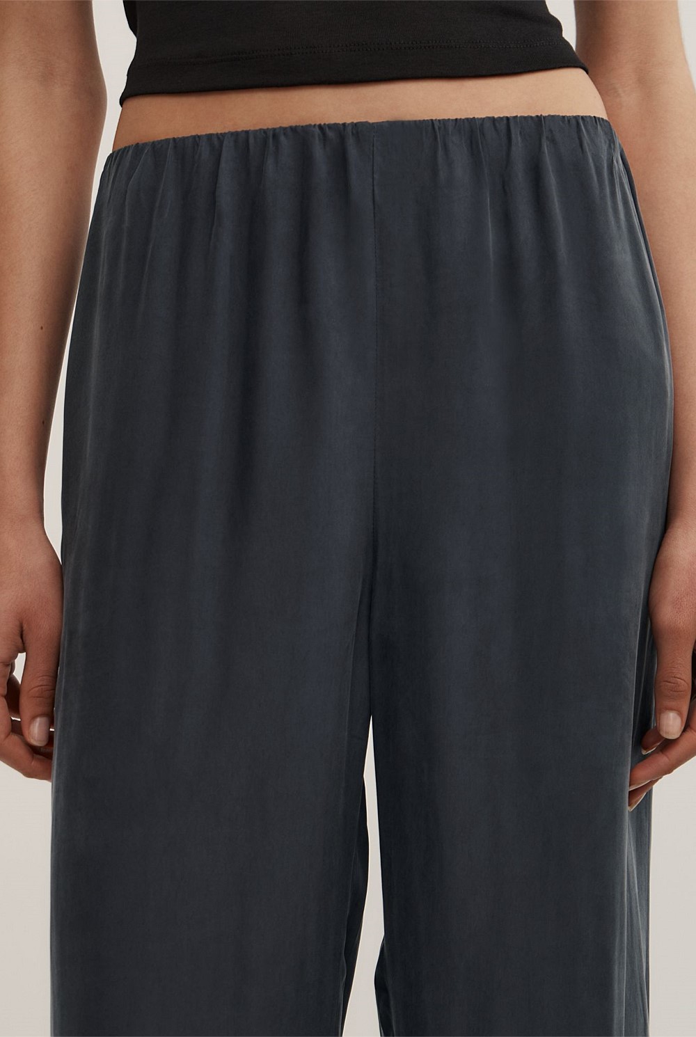 Pull On Cupro Pant