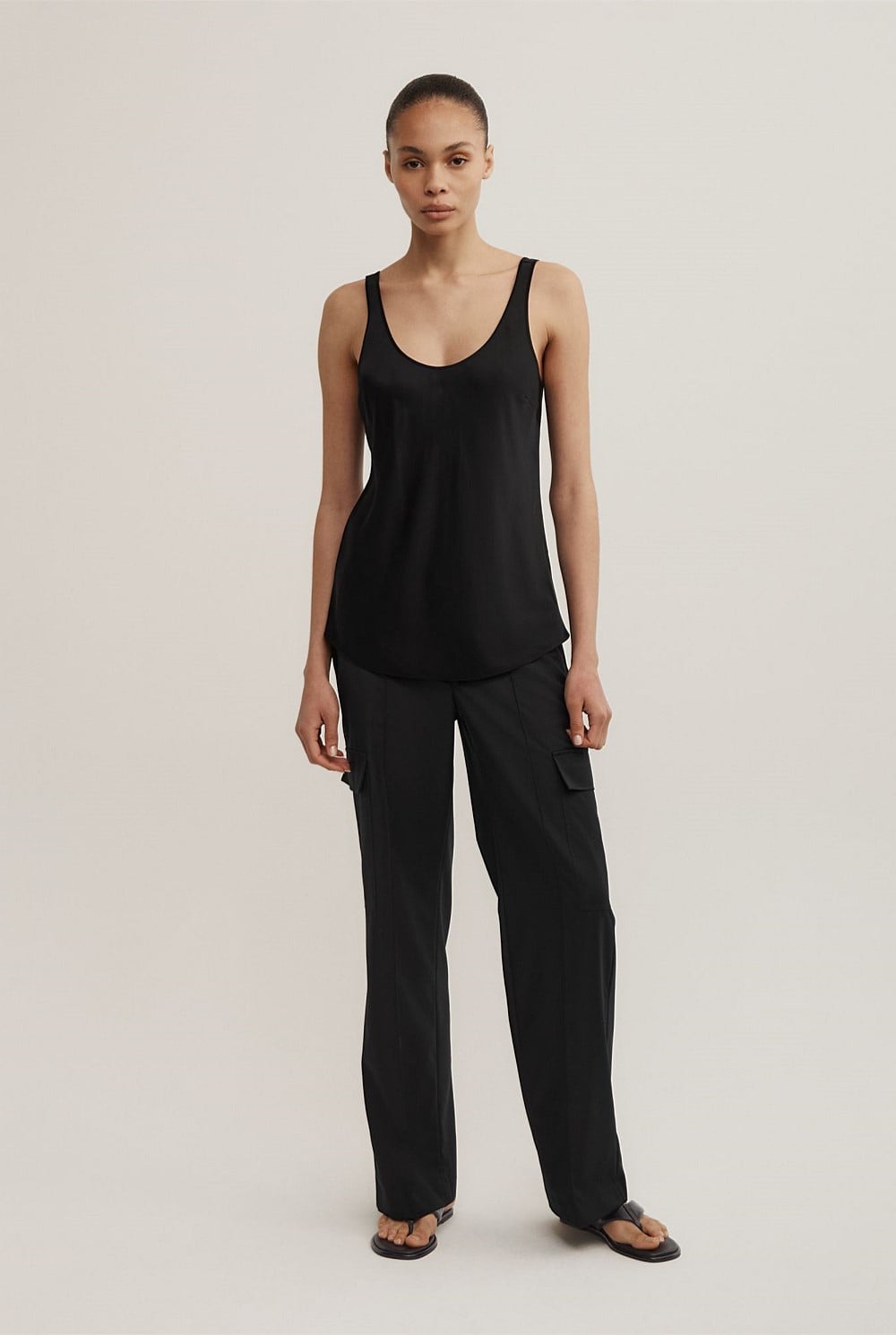 Satin Tank Top