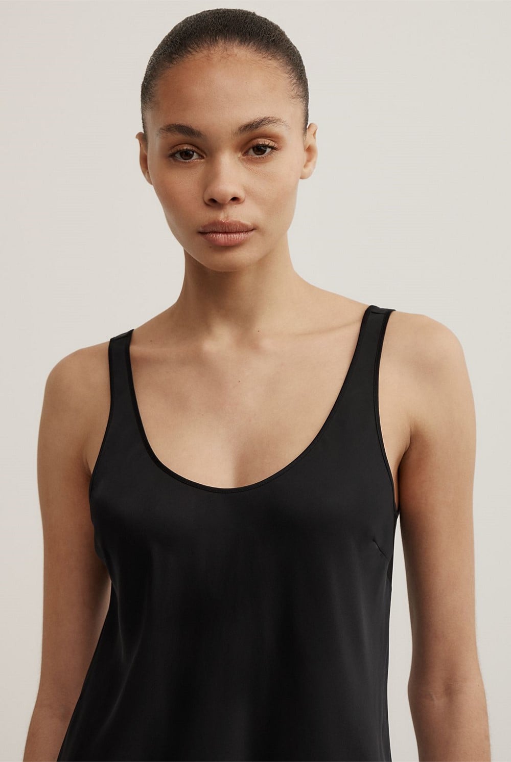 Satin Tank Top