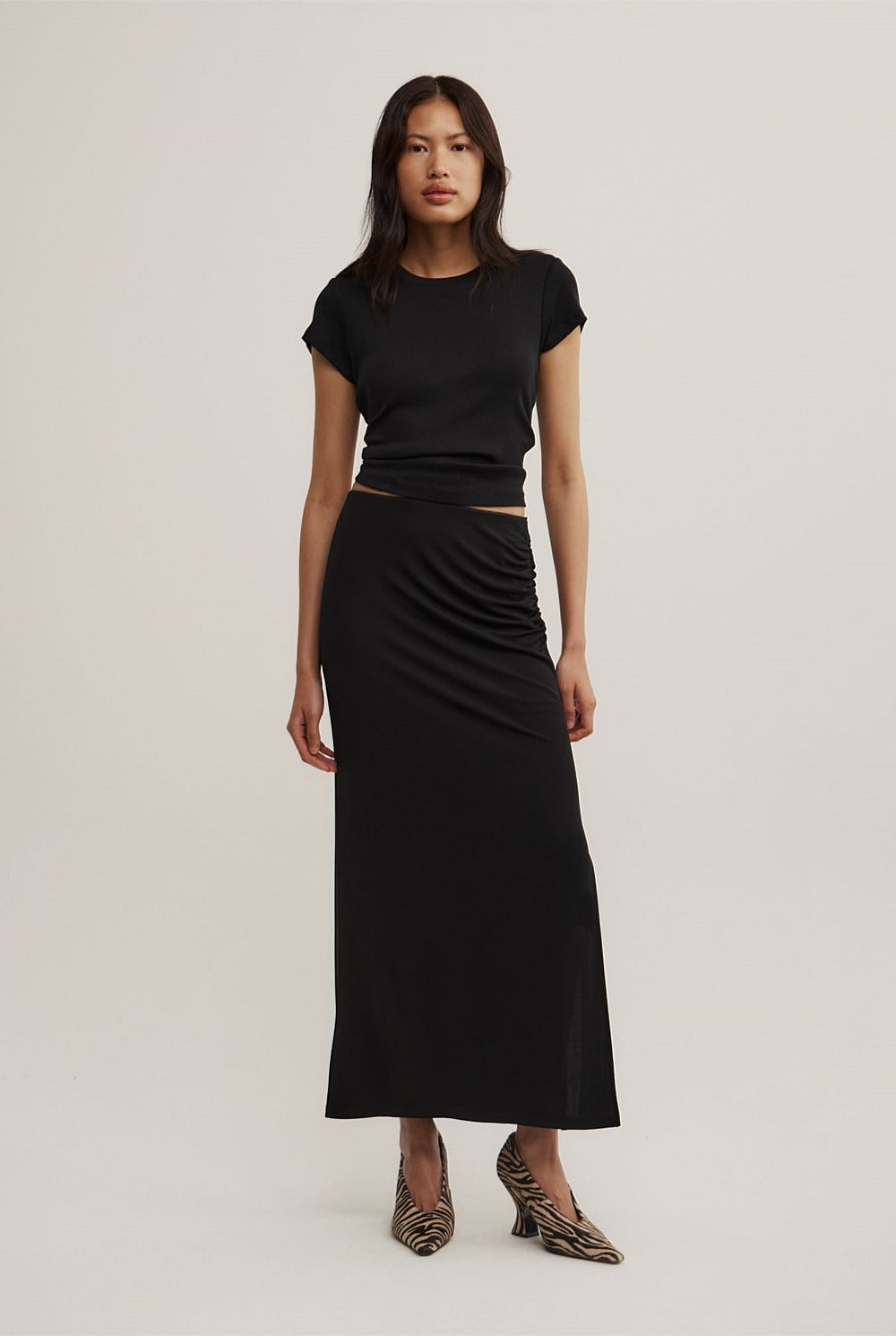 Side Gather Skirt