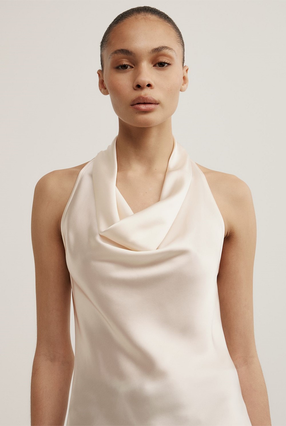 Asymmetric Halter Tunic