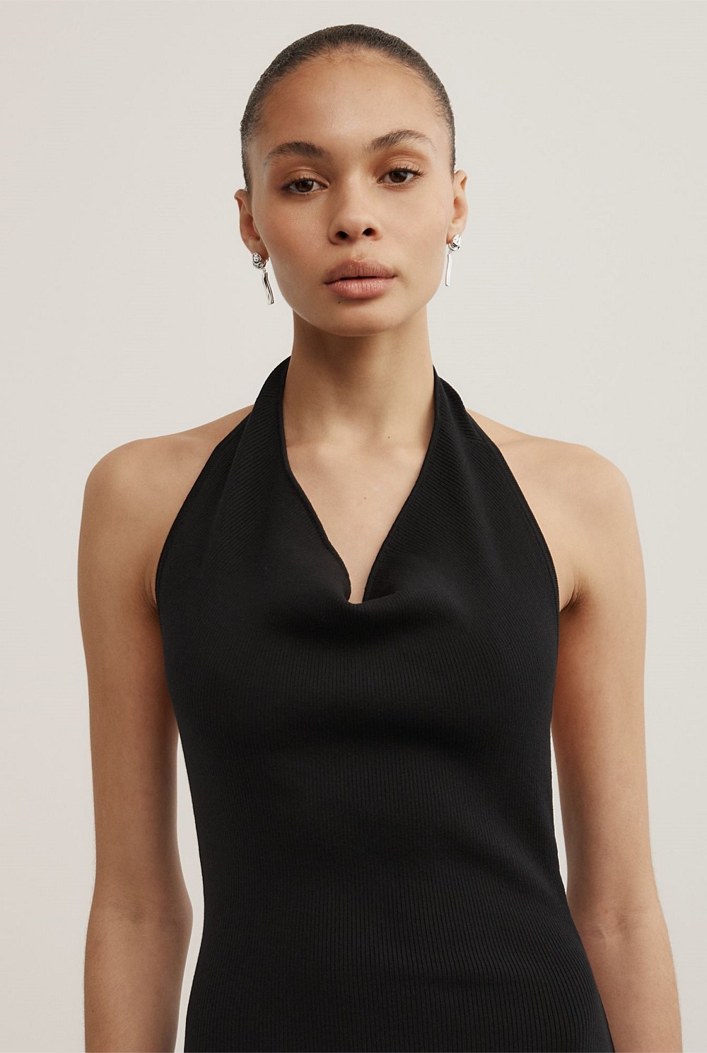Halter Knit Dress