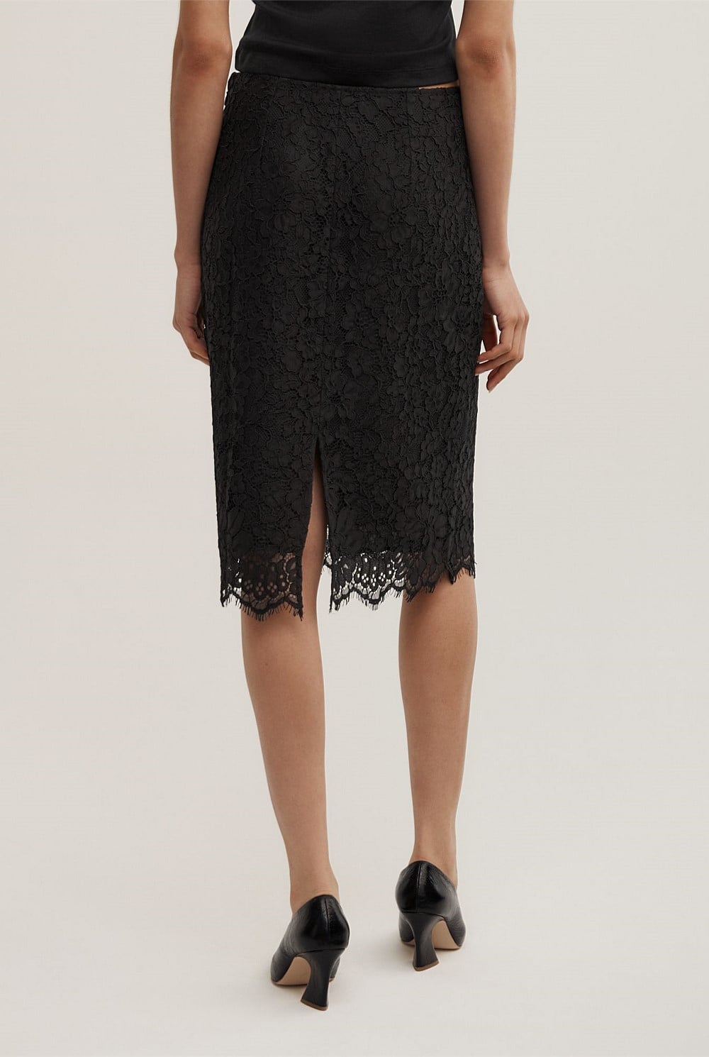 Lace Midi Skirt