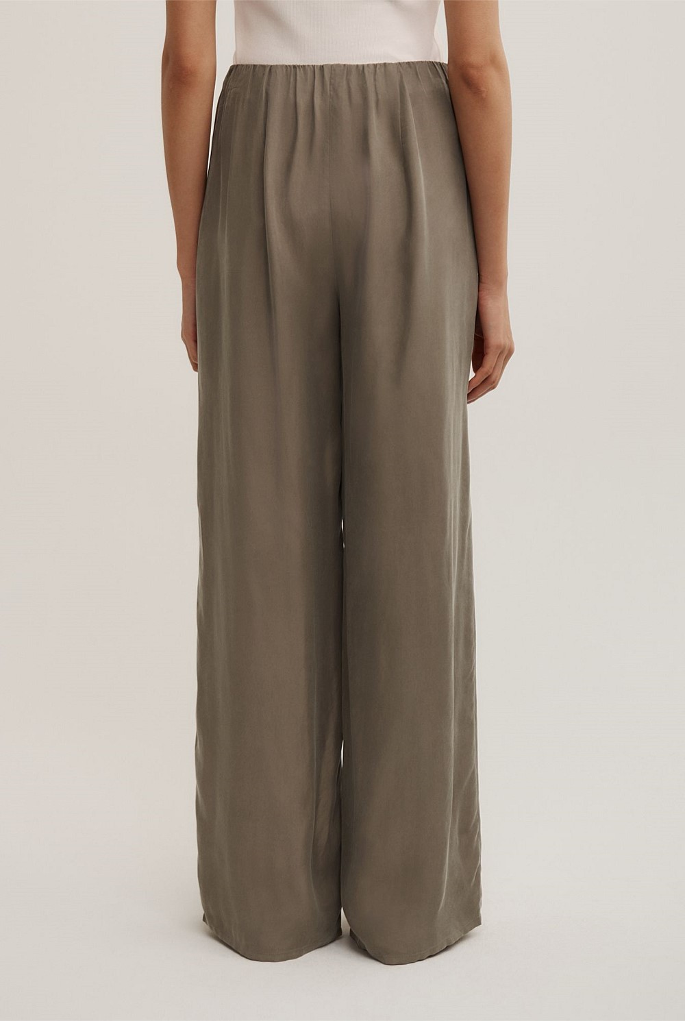 Pull On Cupro Pant