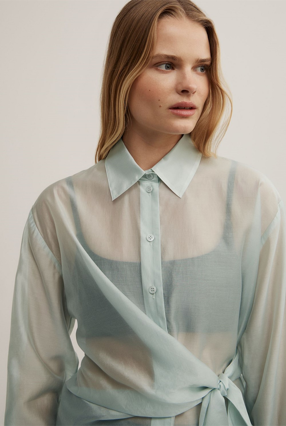 Button Tie Up Shirt
