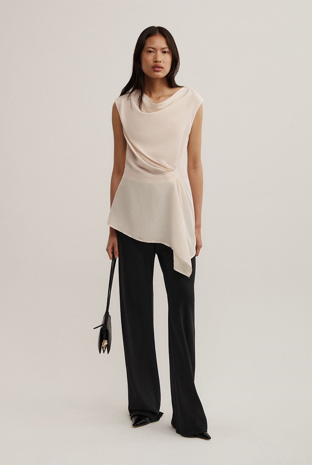Tuck Drape Shirt