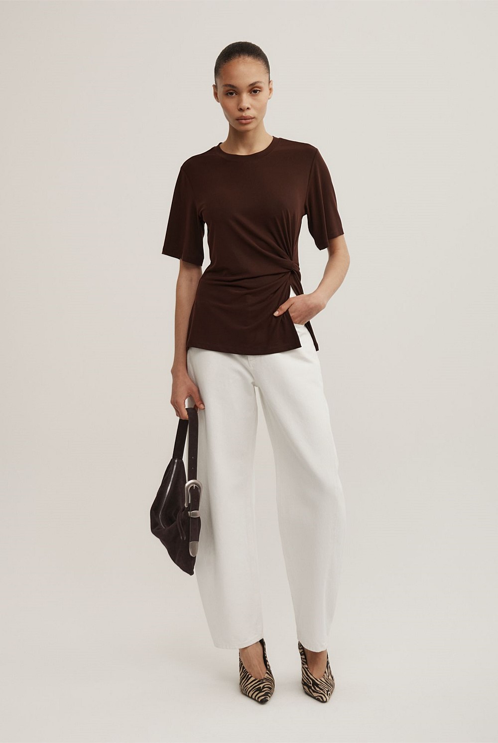 Twist Detail T-Shirt
