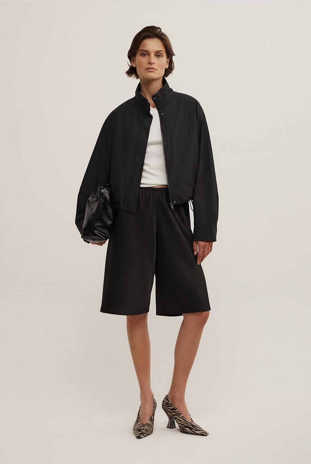 Funnel Zip Through Jacket