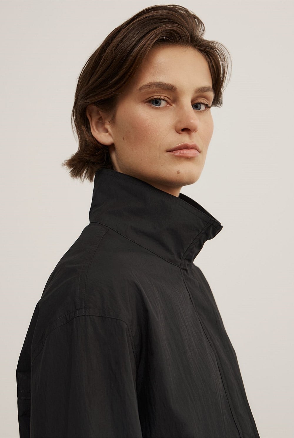 Funnel Zip Through Jacket