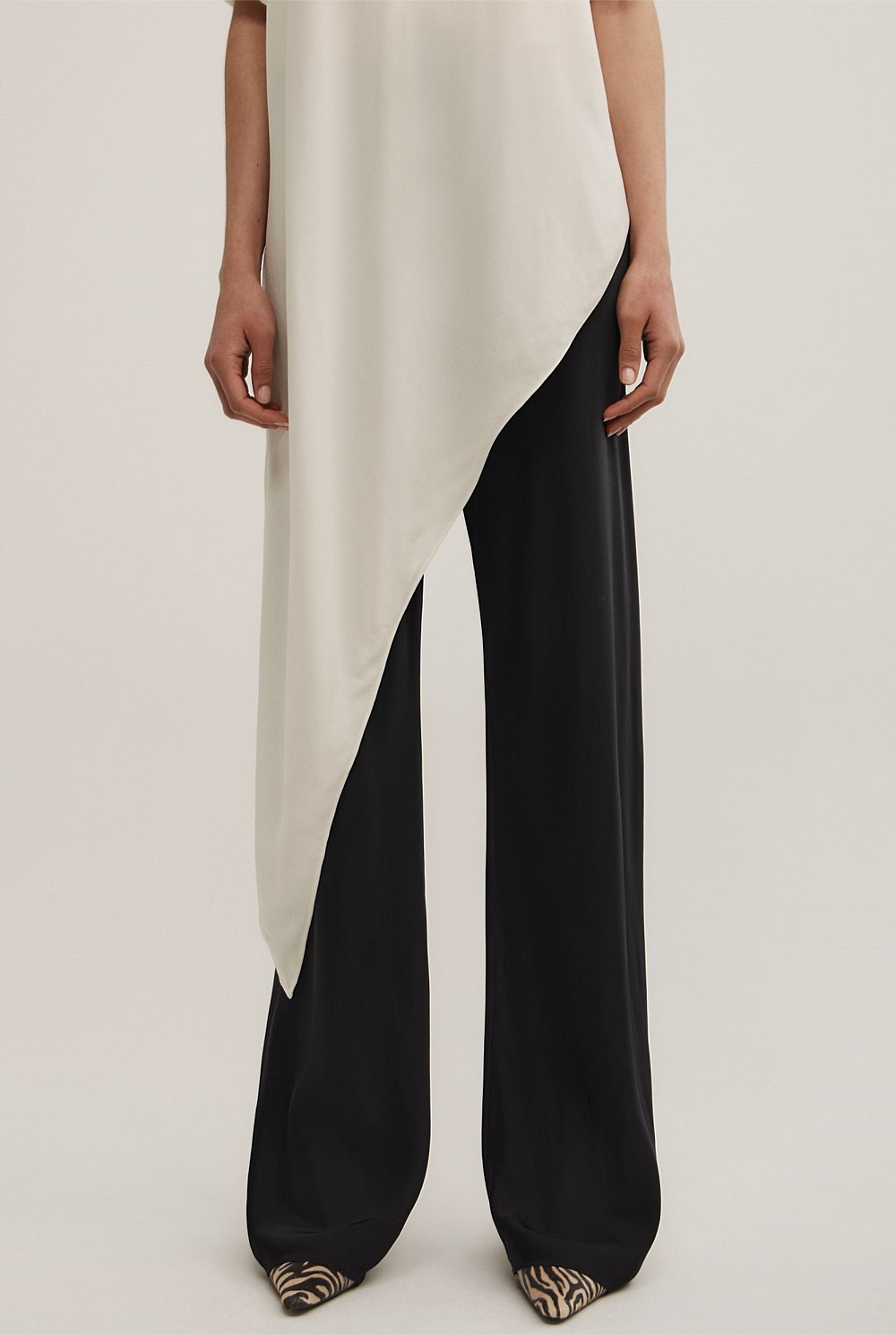 Asymmetric Longline T-Shirt
