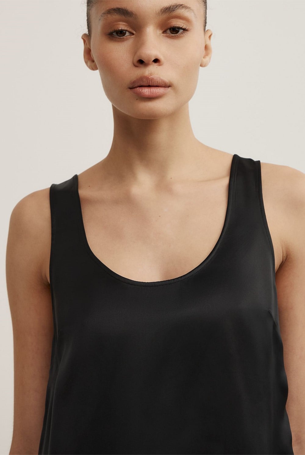 Lace Hem Tank Top