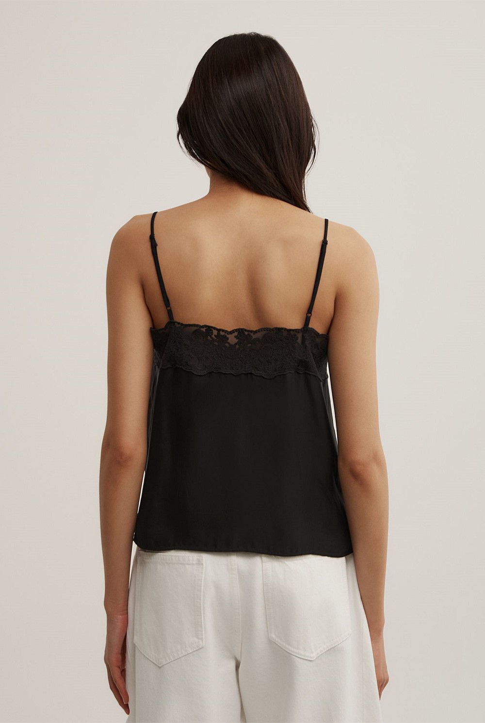 Cropped Lace Camisole