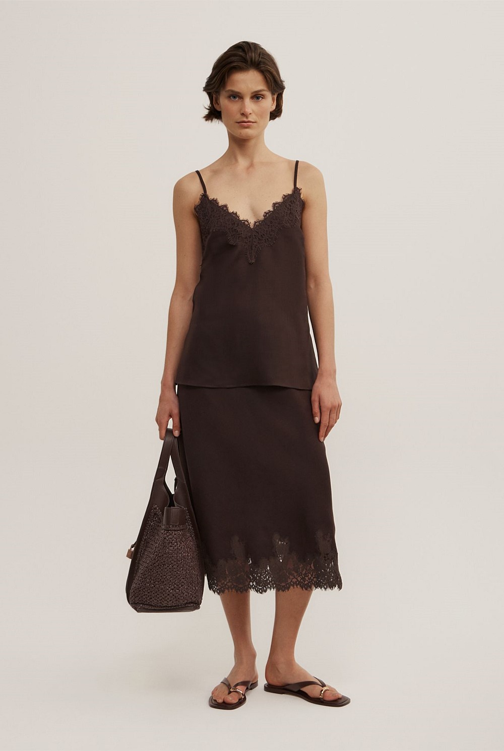 Linen Lace Camisole