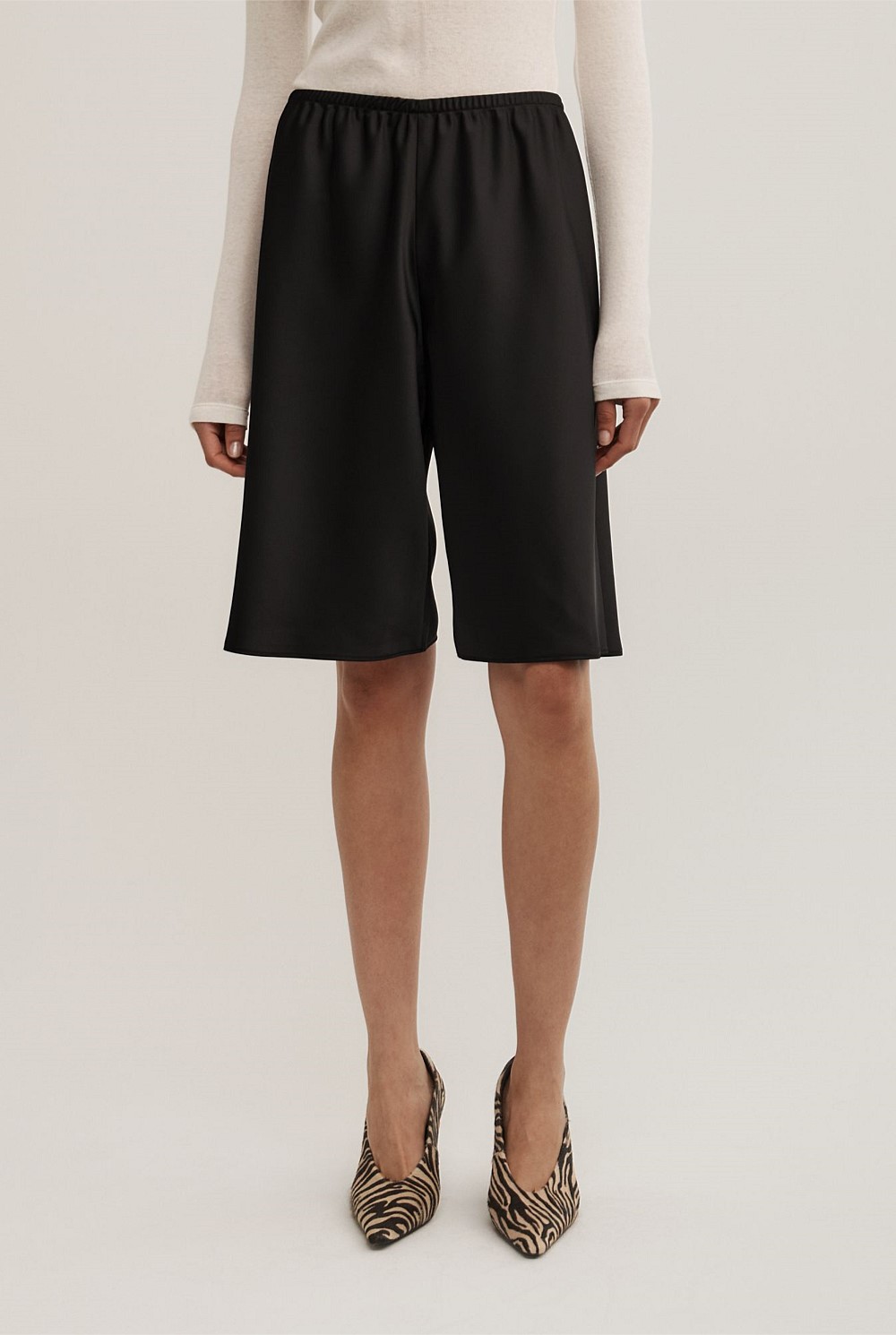 Satin Bermuda Short