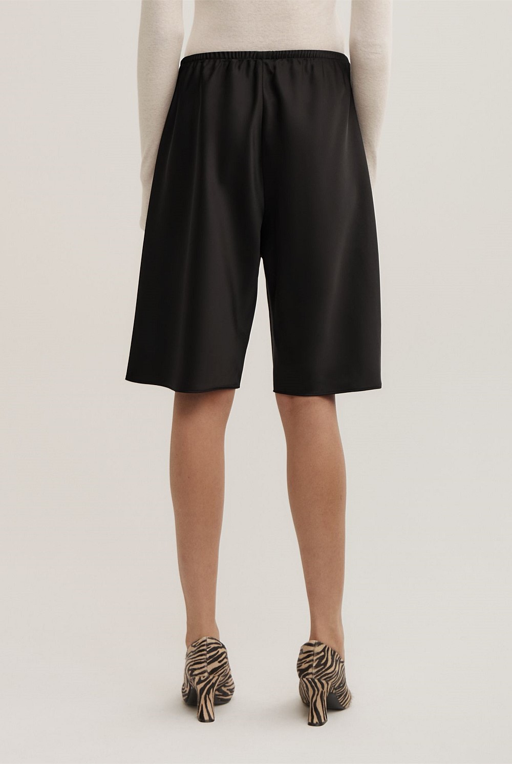 Satin Bermuda Short
