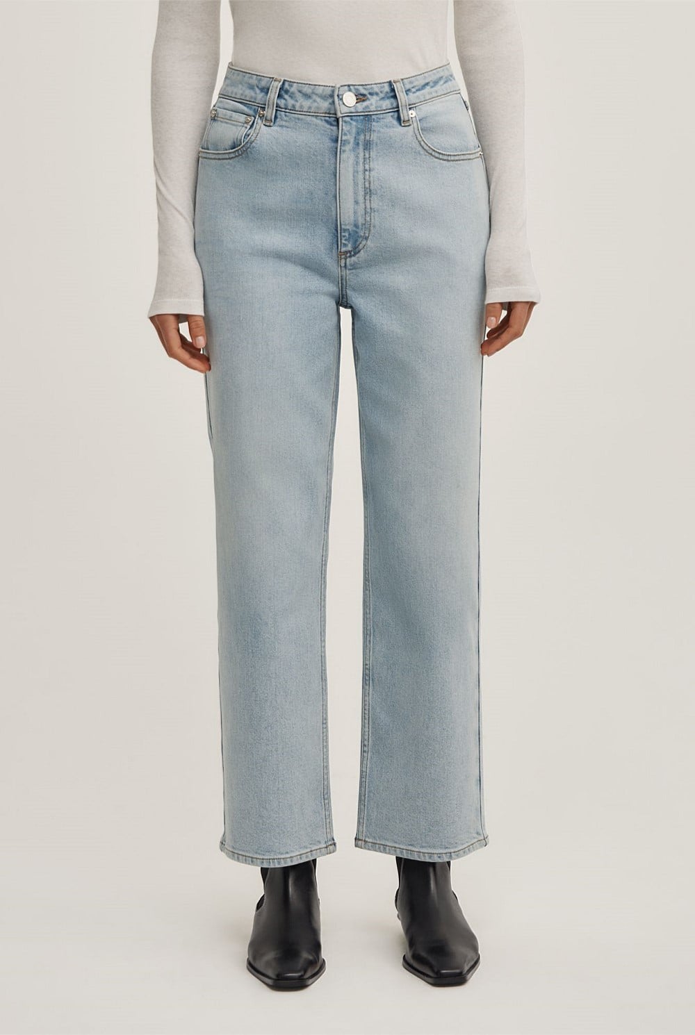 Straight Crop Jeans