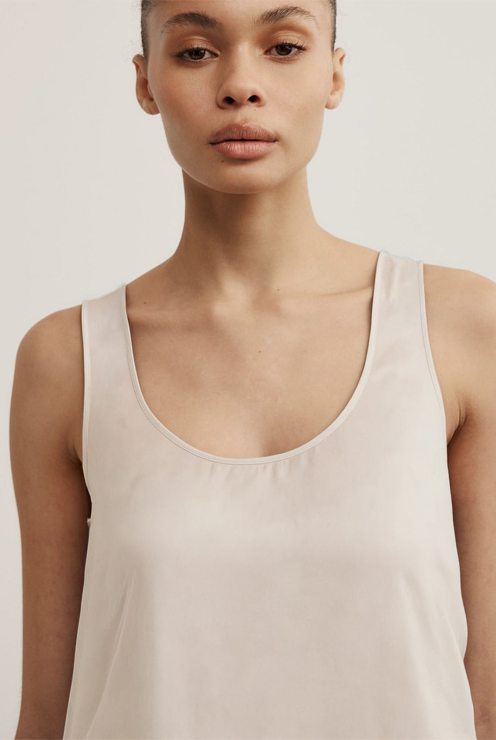 Lace Hem Tank Top