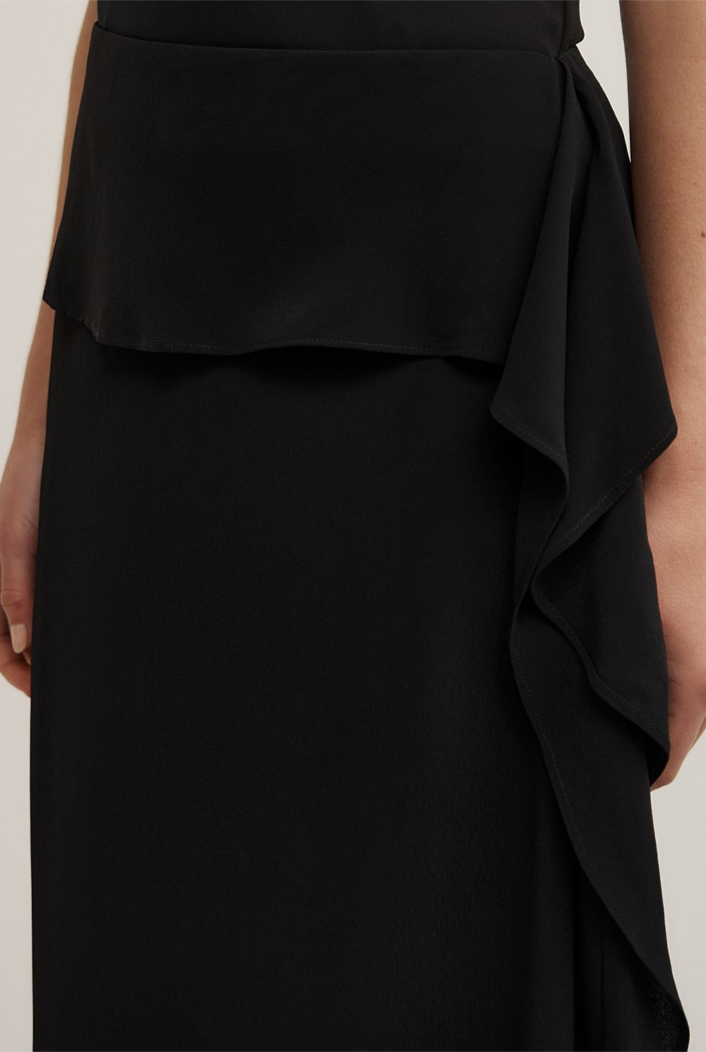 Wrapped Maxi Skirt
