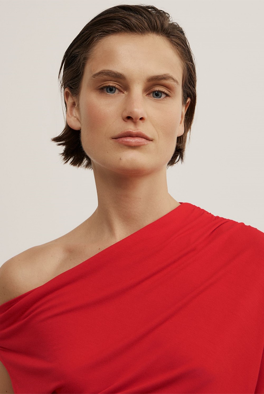 Asymmetric Jersey Top