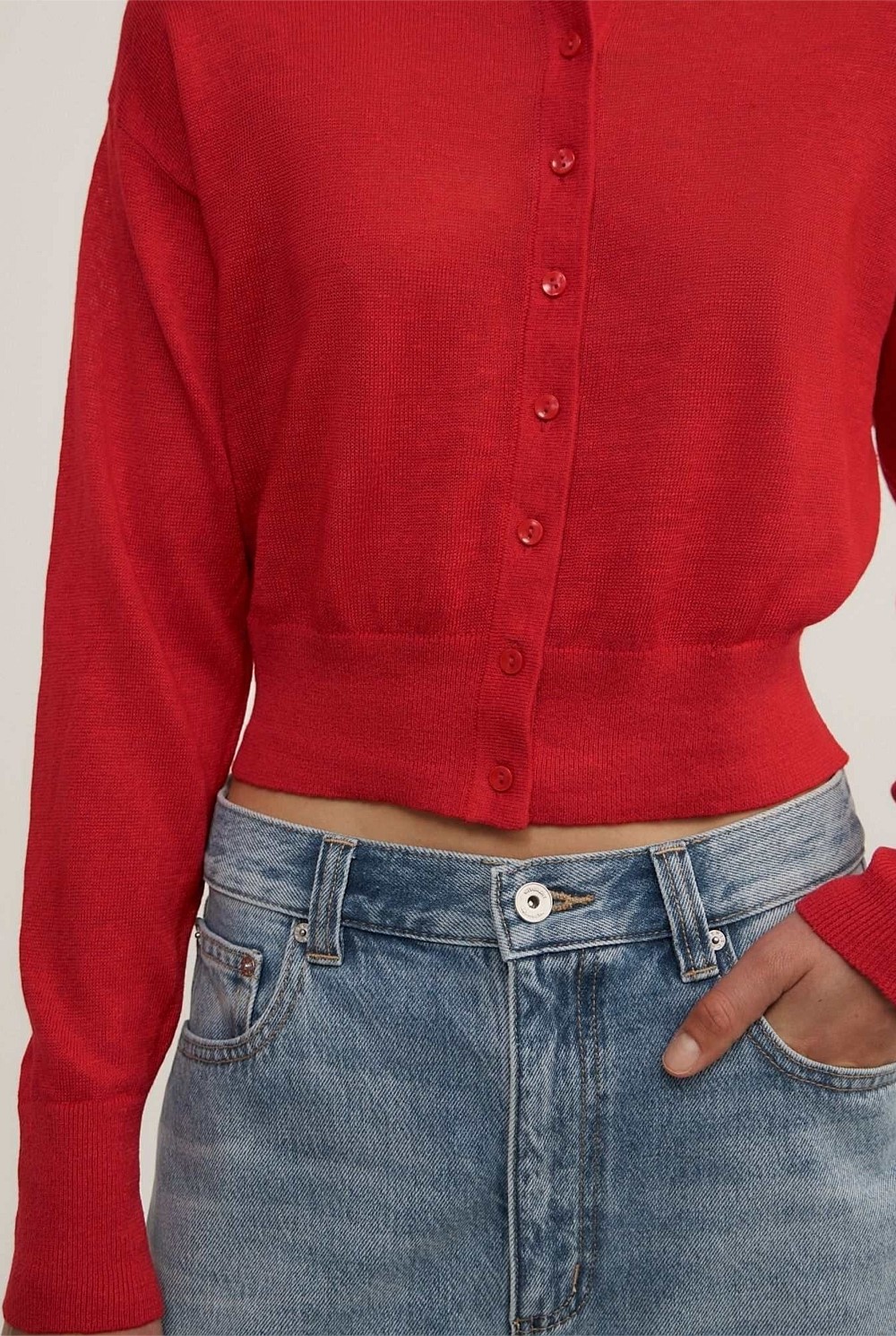 Linen Knit Cardigan