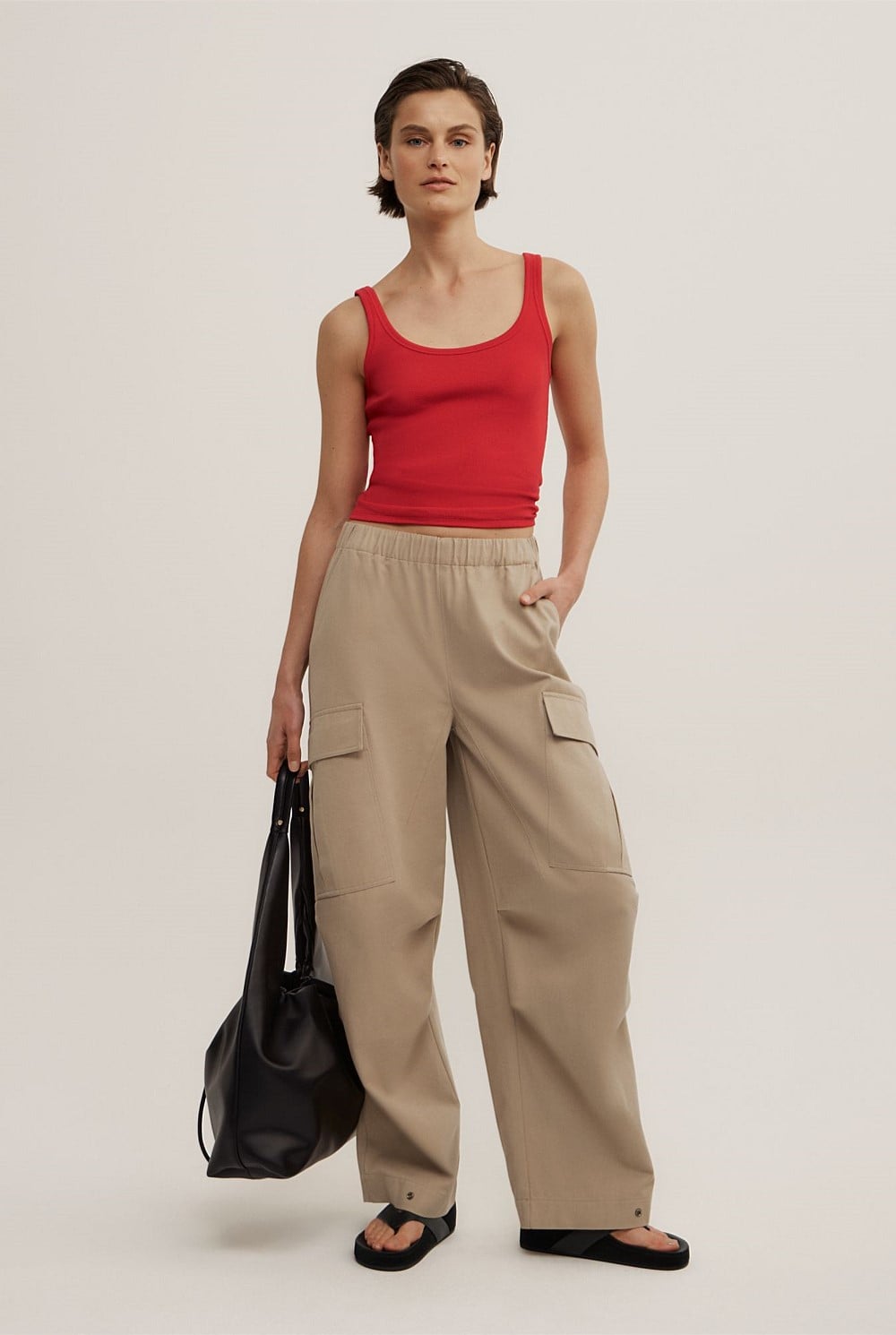 Fine Scoop Neck Tank