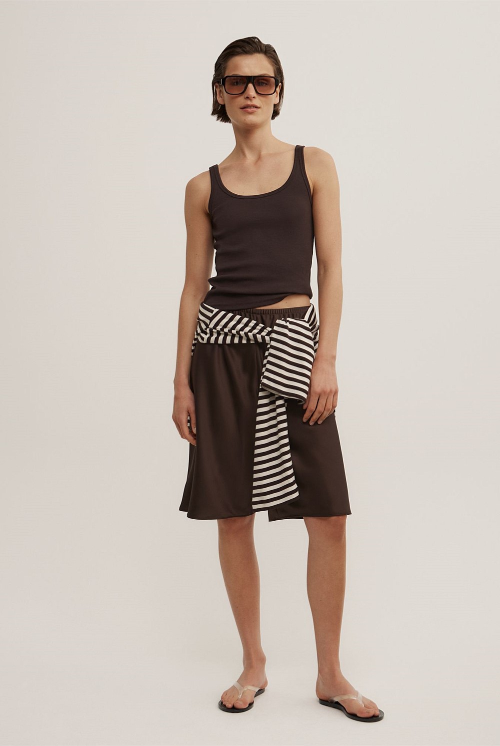 Fine Scoop Neck Tank