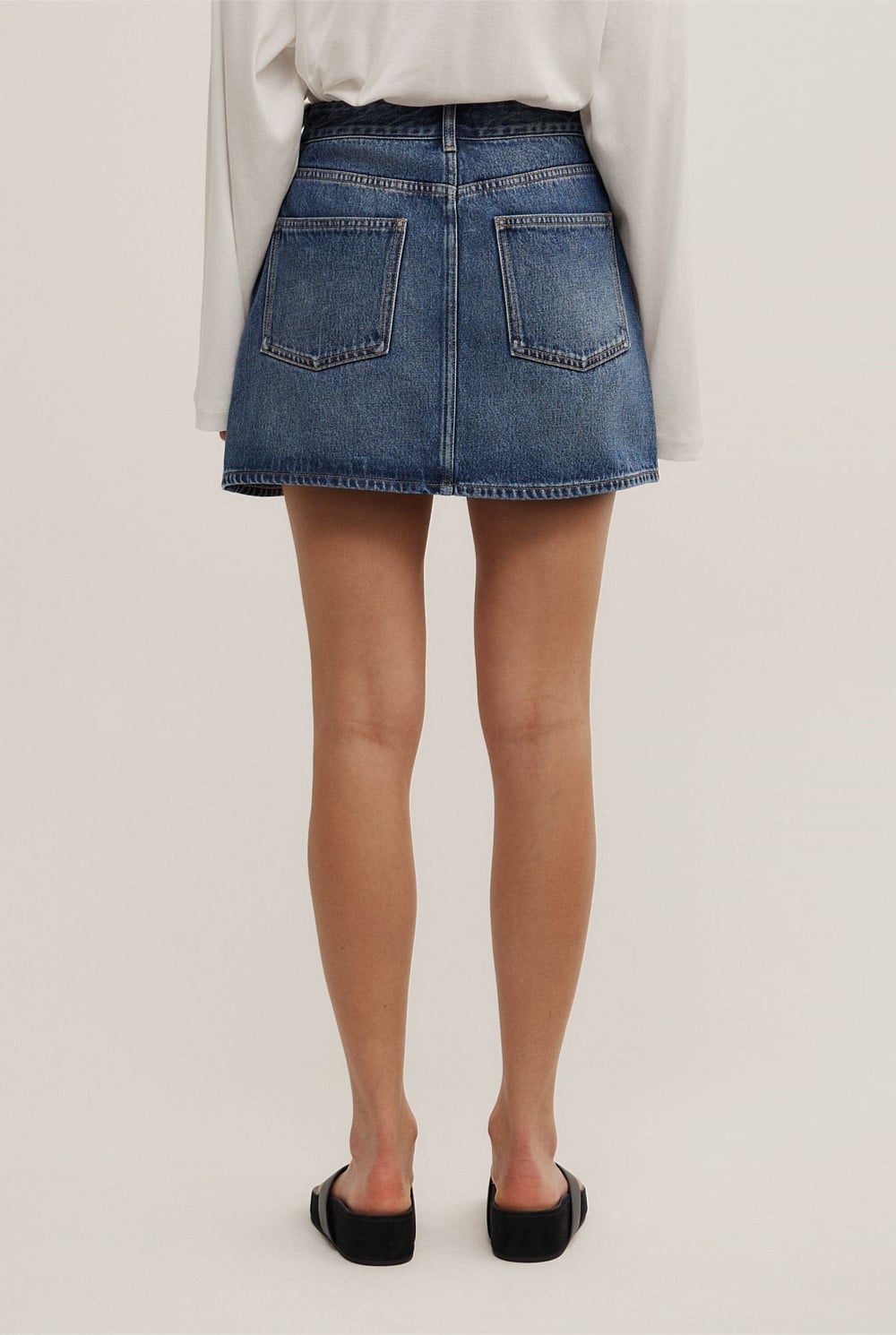 Denim Mini Skirt