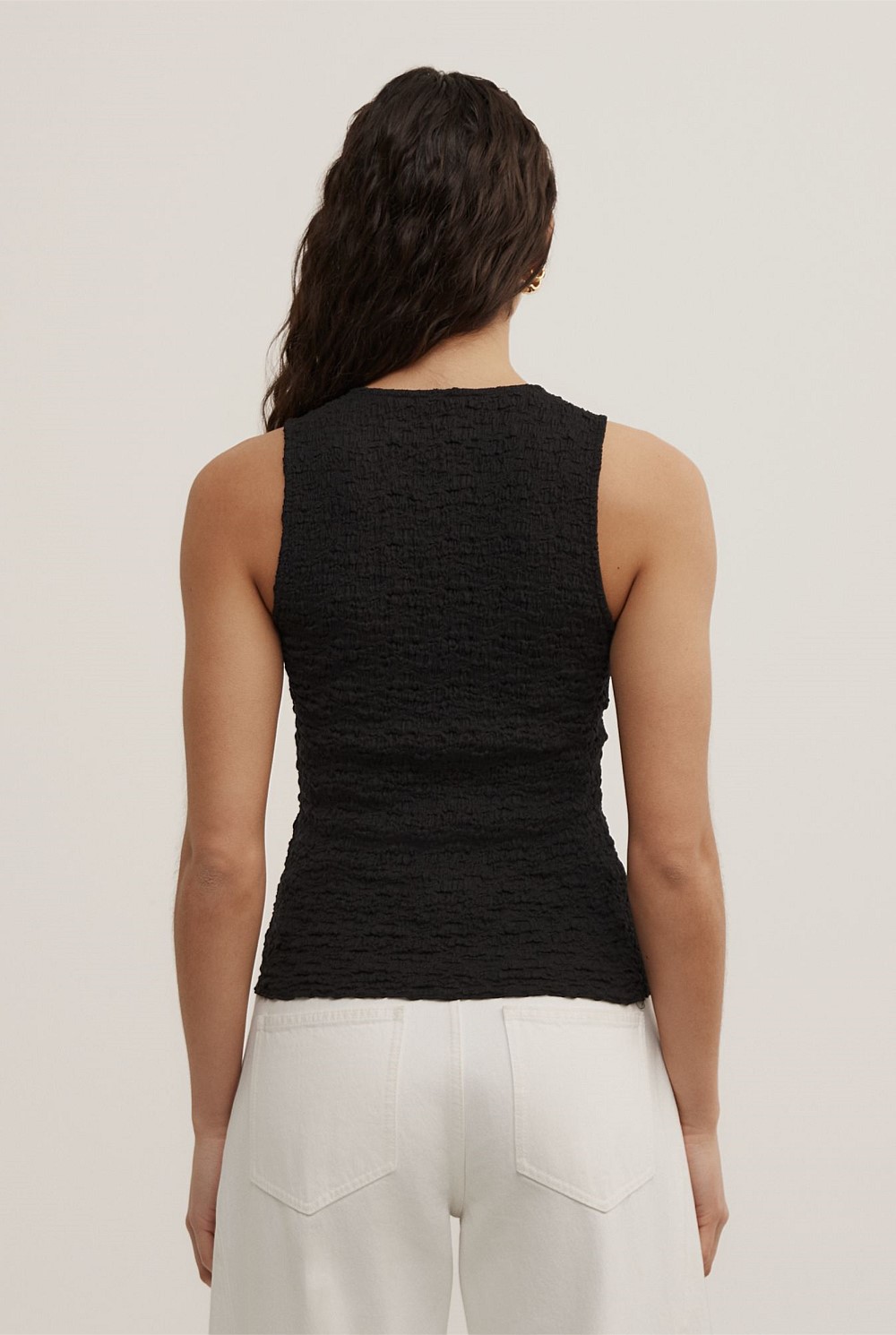 Textured Jersey Tank