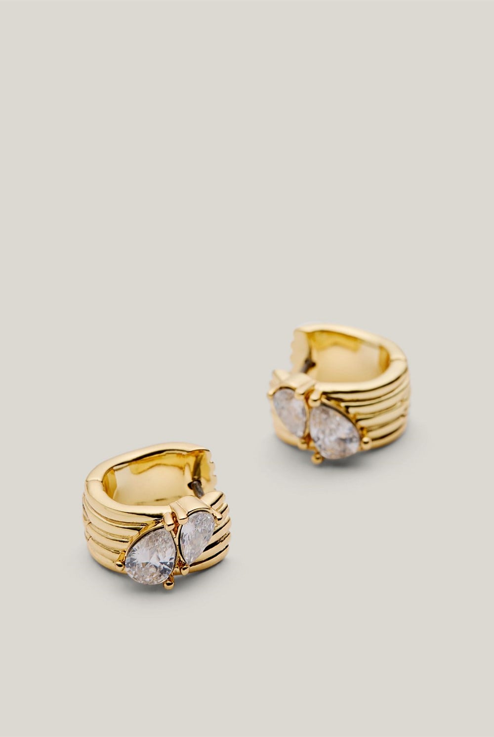 Zinnia Huggie Earrings