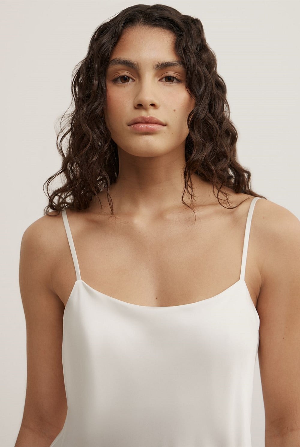 Scarf Hem Longline Tank