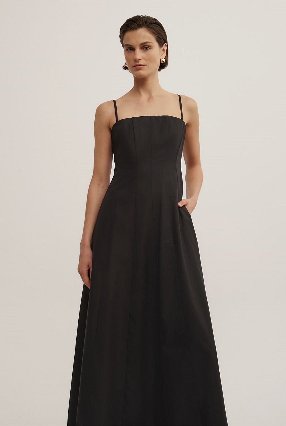 Strapless Panel Dress
