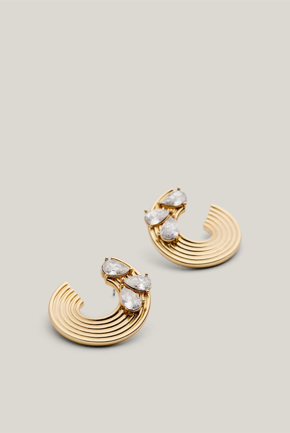 Zinnia Hoop Earrings