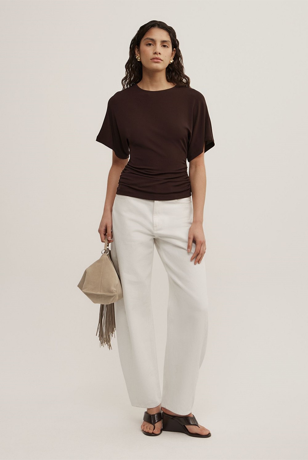 Batwing Gather T-Shirt