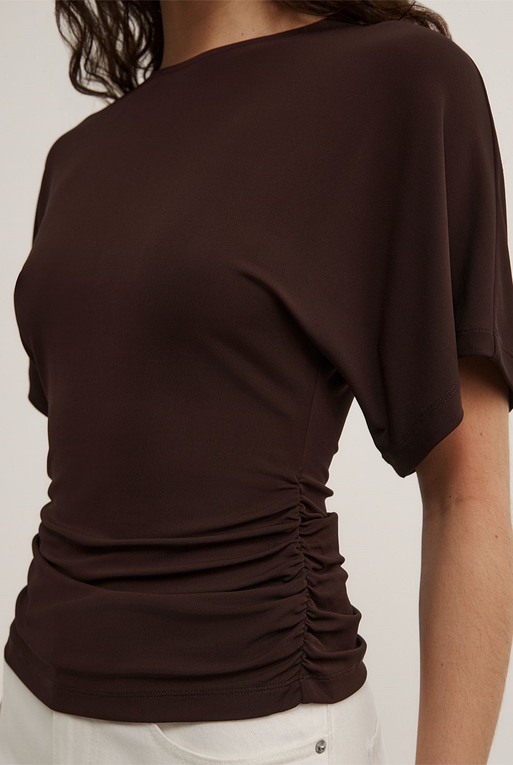 Batwing Gather T-Shirt