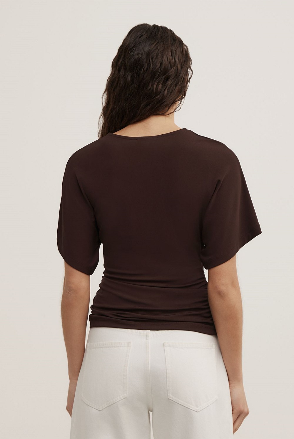 Batwing Gather T-Shirt
