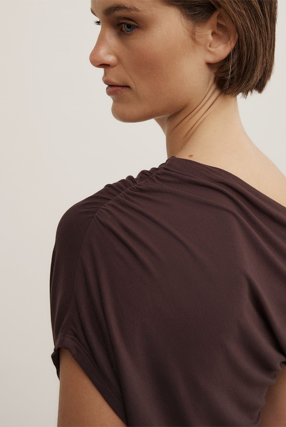 Asymmetric Jersey Top
